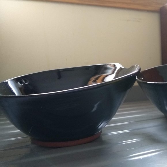 vintage Studio 55 set of 2 large Splash stir fry bowls NWOT - Picture 3 of 10